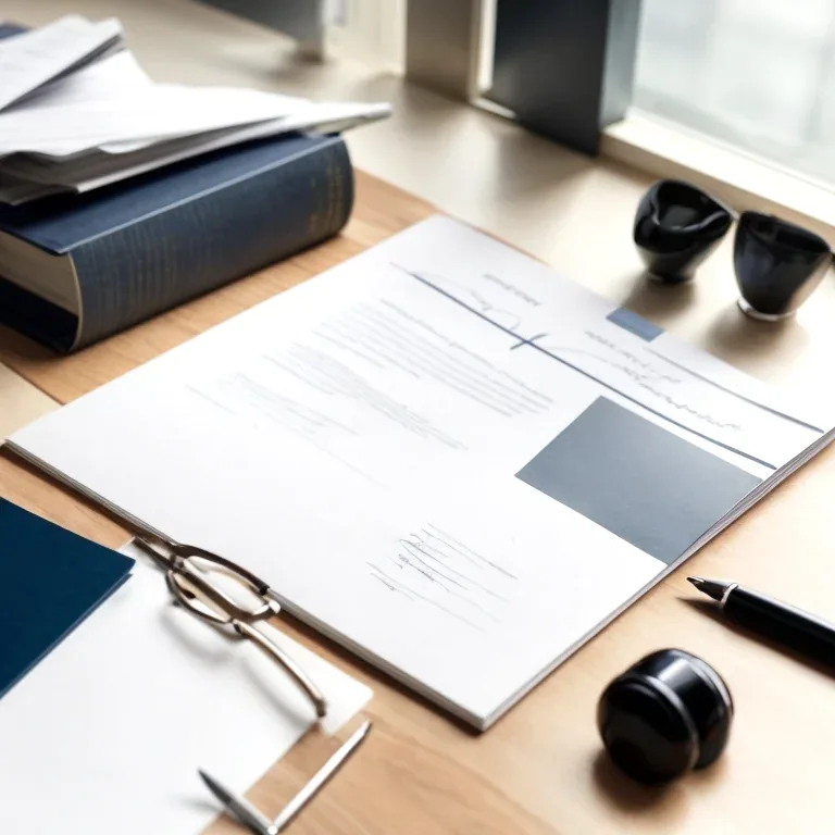 Two people negotiating over a contract